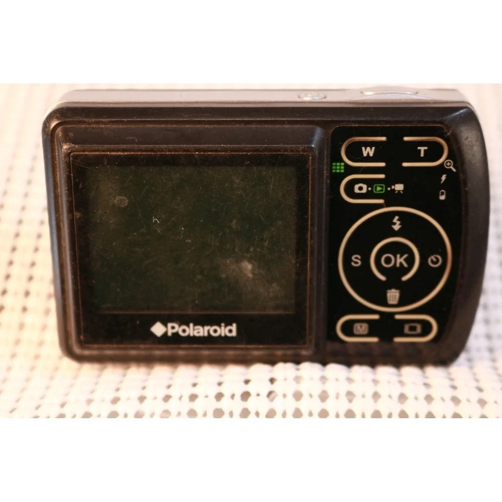 Polaroid a55C Digital Camera 5MP 4X Zoom Black For Parts Repair As Is